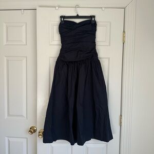 NEW Altar'd State Strapless Navy Dress - small